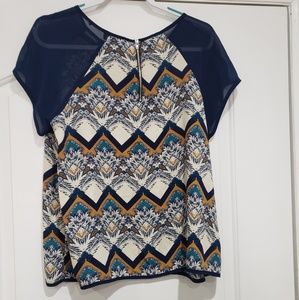 Forever 21 Geometric pattern shirt